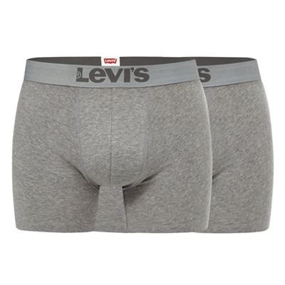 Levi's Pack of two grey boxer briefs